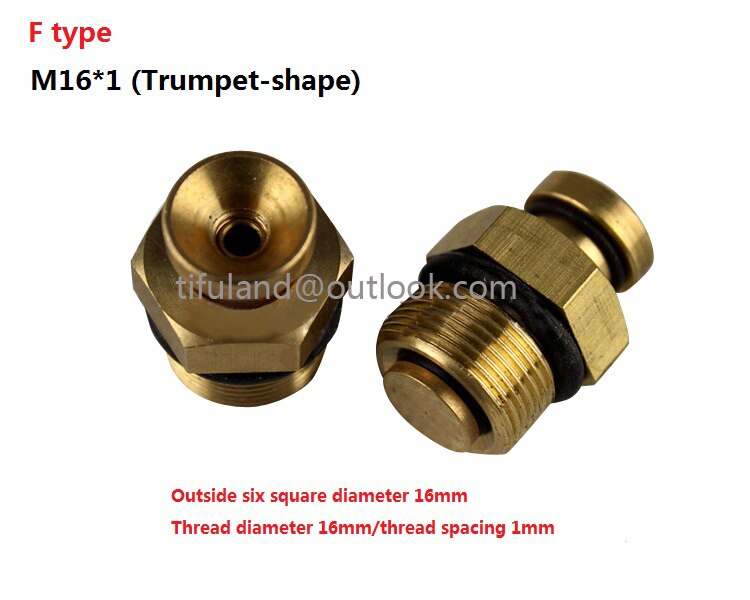 Inflatable Shaft Inflation Nozzle Pneumatic Shaft Nozzle Air Shaft Nozzle Air Expanding Shaft Valve: F type