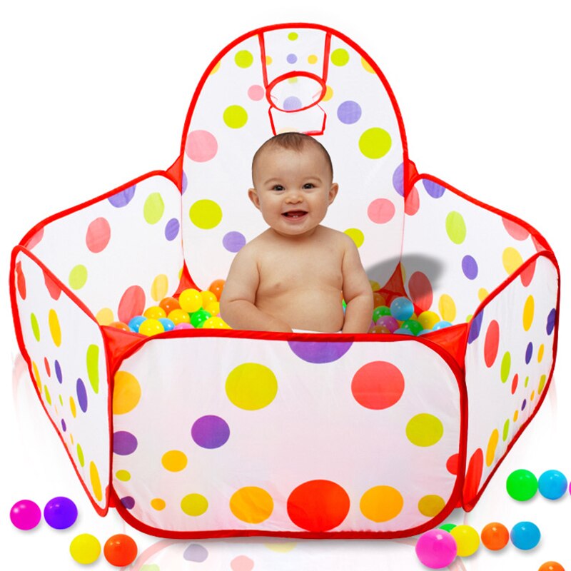 Tienda de campaña plegable para niños, juguete de pelotas de océano portátil, PISCINA DE BOLAS con cesta