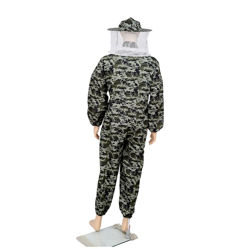 1 set imkerkleding voor bijenvoer, beschermende kleding voor bijenkorfgroen, ademend en anti-bijen