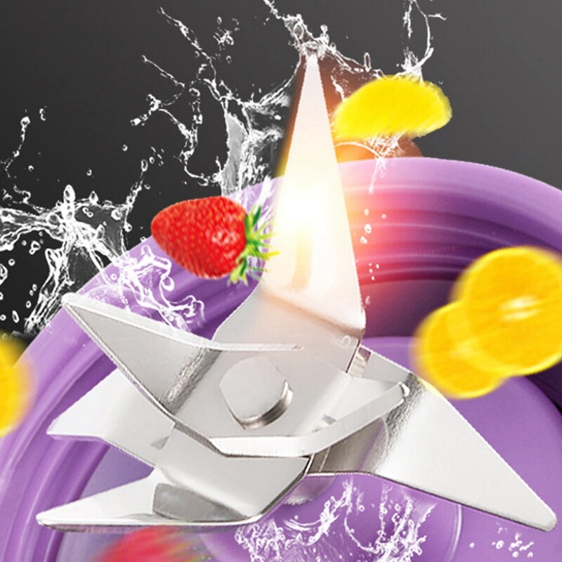 380Ml Portable Juicer USB Rechargeable 6 Blades Juicer Smoothie Blender Machine Mixer Mini Juice Cup