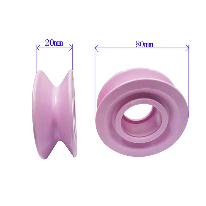 All-ceramic Guide Wheel, Ceramic Wire Wheel, All Ceramic Guide Wheel Polished 99 Porcelain Outer Diameter 80mm20mm