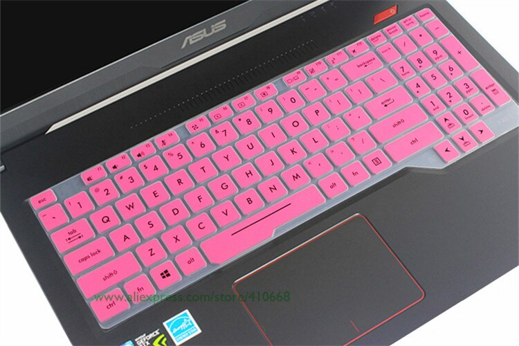 15.6&#39;&#39; Laptop Keyboard Cover Skin Protector For Asus TUF Gaming FX505 fx505ge FX505G FX 505 GD DT GM FX505GM FX505GD fx505DT: Pink