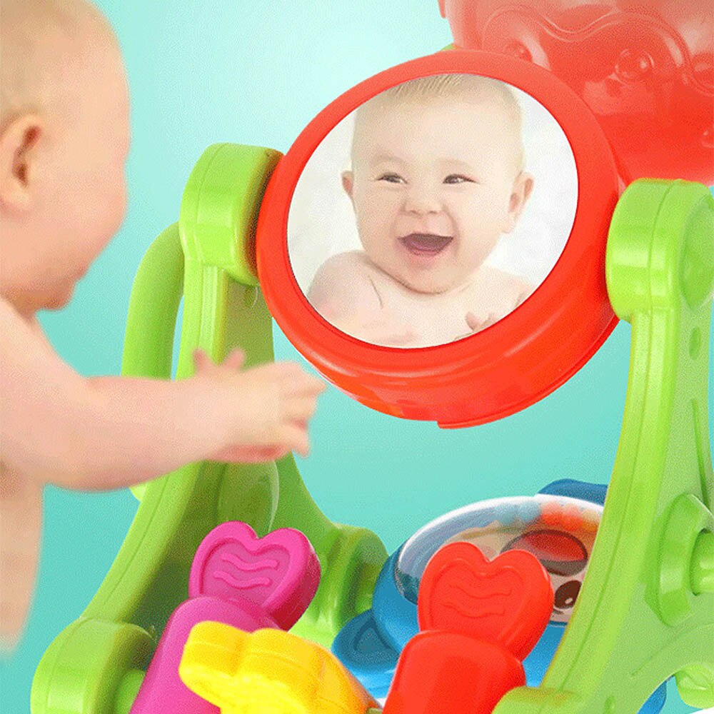 Baby Spielzeug bunte Modell Rotierenden Riesenrad Kinderwagen Pädagogisches Spielzeug Für Baby Esszimmer stuhl mit saugnapf fütterung artefakt