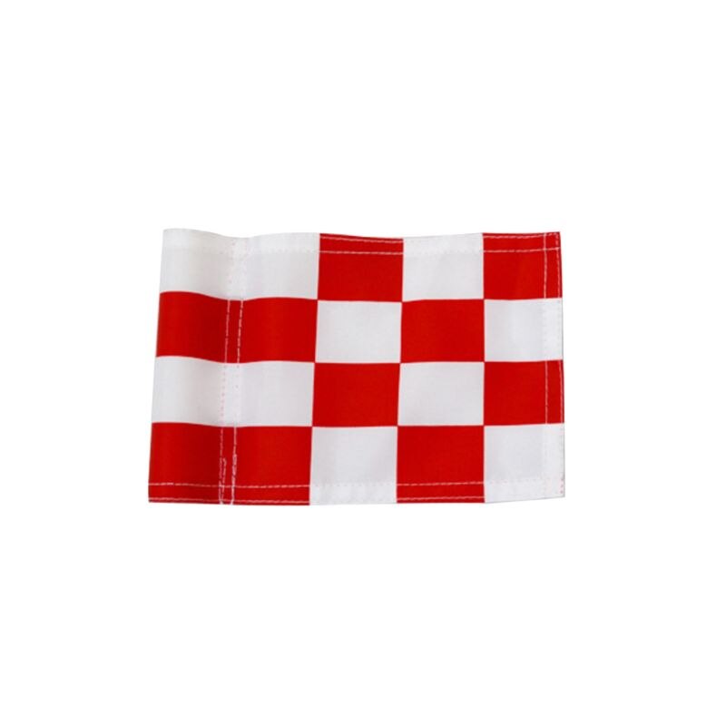 Checkered Practice Training Putting Green Nylon Golf Flags with Tube Inserted CORF