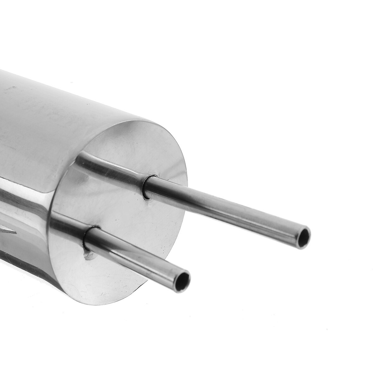 Universal 13" x 2" Polished Stainless Steel Radiator Overflow Tank Liquid Cooling Kettle Overflow Tank For Gm Chevy Gmc Cadillac