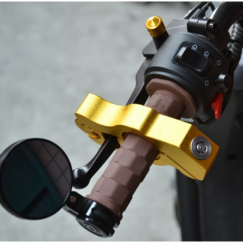 Manillar de sujeción con cerradura de seguridad para motocicleta, manillar de bloqueo para Scooter, ATV, Dirt Street, antirrobo