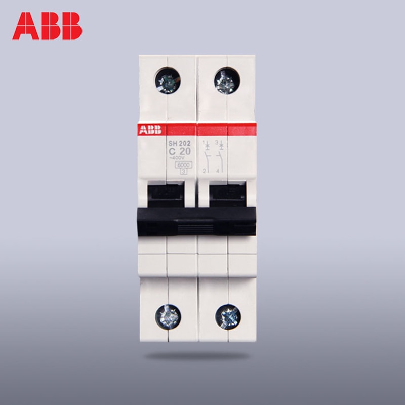 ABB Electric SH200 All Series MCB Miniature Circuit Breaker Air Switch AC 1P 2P C 10A 16A 20A 25A 32A 40A 63A Original Brand