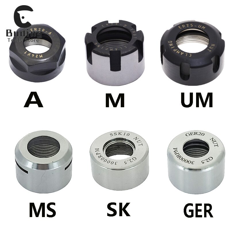 1PC ER murmeln EINE M UM Frau GER ER8 ER11 ER16 ER20 ER25 ER32 ER40 SK10 SK16 Internationalen Standard spindel Hohe Geschwindigkeit Werkzeughalter