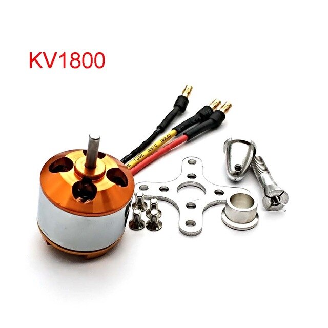 A2212 Brushless Motor 930KV 1000KV 1400KV 2200KV 2450KV For RC Aircraft Plane Multi-copter Brushless Outrunner Motor: KV1800