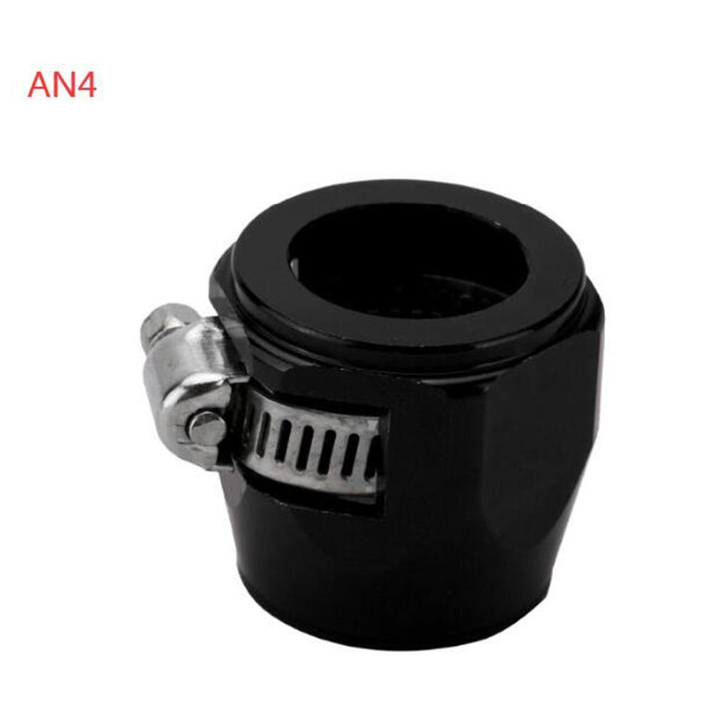 AN4 AN6 AN8 AN10 AN12 pince de finisseur de tuyau de voiture radiateur modifié pince de tuyau de carburant boucle Automobile collier de finisseur de tuyau: Black-AN4