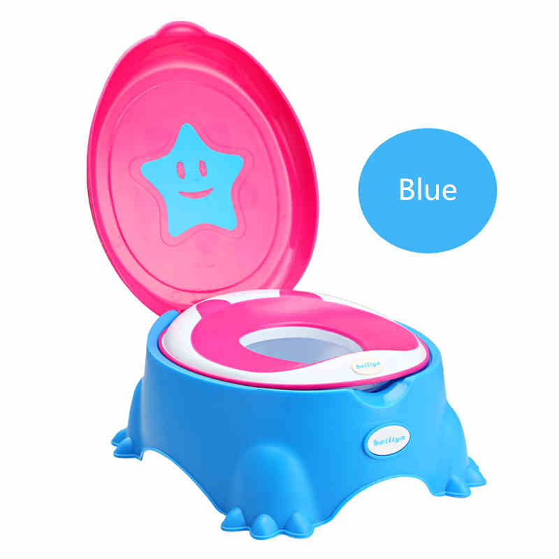 Baby Toilets Girls Cute Toilet Training Baby Boy's Blue Stool Pee WC XL Star Children's Toilet Infant Child Male Potty Urinal: blue