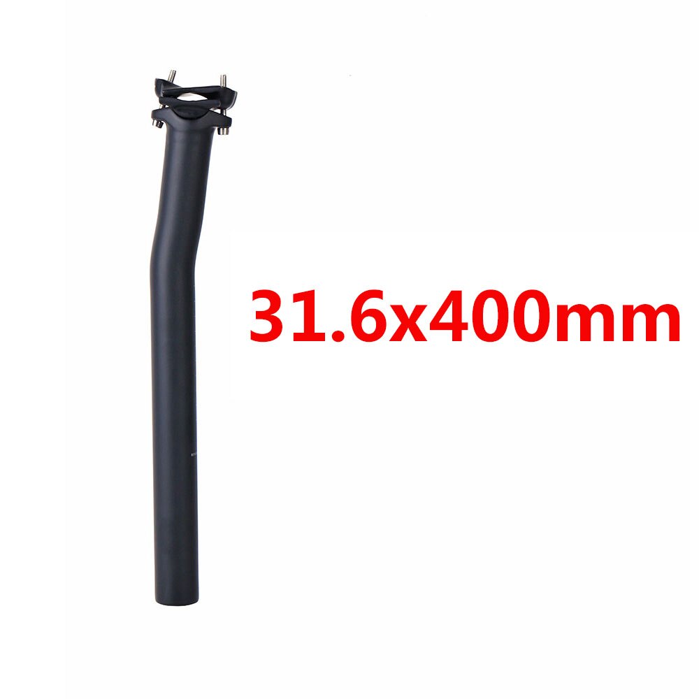 ELITA ONE Carbon Fibre Bicycle Seat Post Offset 20mm Mountain Bikes SeatPost Road Bicycles SeatPosts 27.2/31.6mmx350/400mm: 31.6x400mm-7265