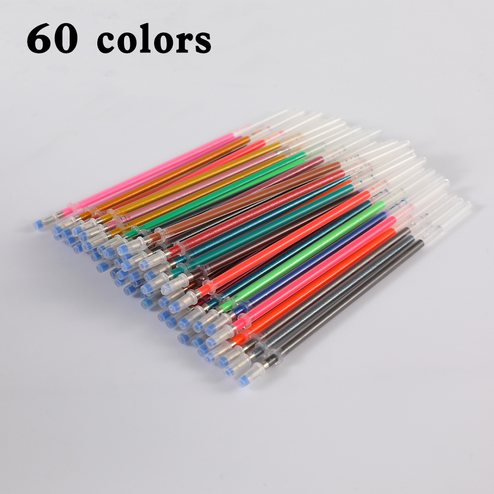 0,5 mm 100 Farben Kugelschreiber Fluoreszierende Minen Farbblitzstift Glatte Tinte Malerei Graffiti Stifte Studentenbriefpapier 04116: Blau