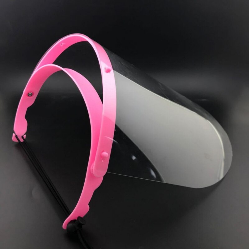 PET plastique cuisine Anti gouttelette poussière huile chaude Spary plein visage bouclier gouttelette coupe-vent visage bouclier lavable résistant à l'huile