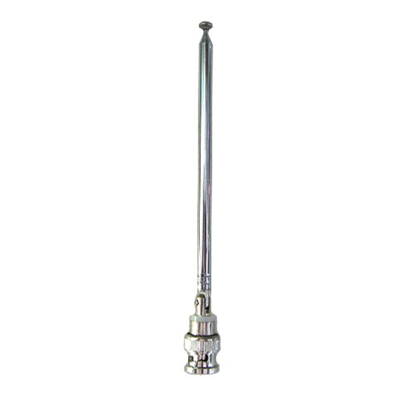 FM Radio Antenna BNC Connector Telescopic Aerial 0.7m Stainless Steel