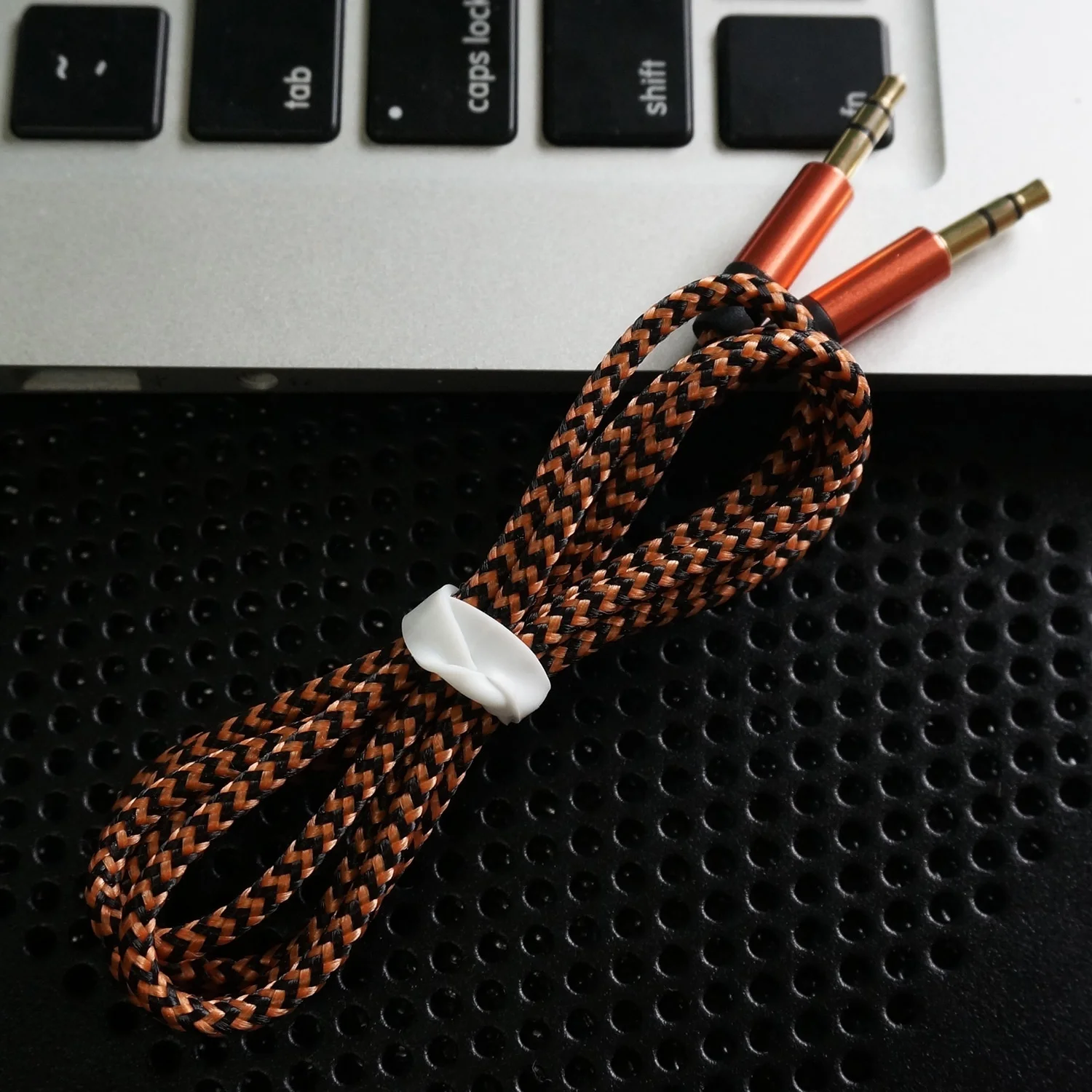 3.3ft st flätade nylonkabel, 3.5mm hane-till-hane ljudkabel för smartphone-hörlurar,  mp3 st musikkabel för spelare