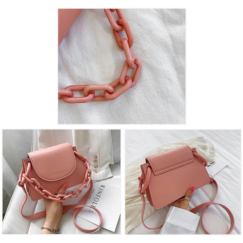Women`s Shoulder Messenger Bag Pu Leather Crossbody Bags for Women Solid Ladies Hand Bags Sac A Main