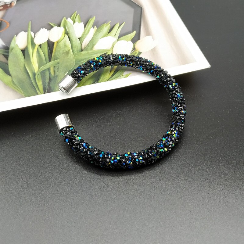 Prachtige Kristallen Manchet Armband Open Bangles Pulseira Feminina Voor Vrouwen Bijoux Mode-sieraden Armbanden