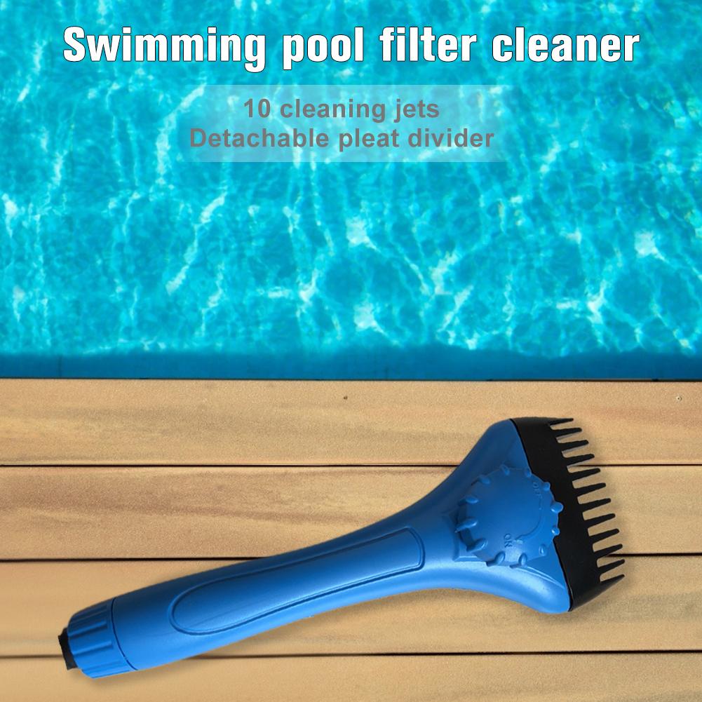 Swimming Pool Filter Cartridge Cleaner Debris And Dirt Remover Tools Swimming Pool Unique Hand-held Filter Cleaner