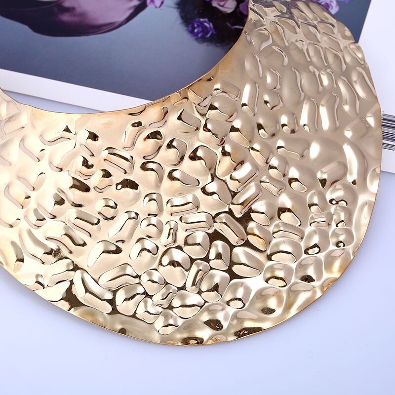 LZHLQ Chunky Punk Style Necklace Women Collar Necklace Girls Jewelry
