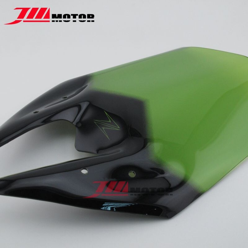 Pare-brise à Double bulle pour moto Kawasaki Z800, couleur verte, , , , , ,
