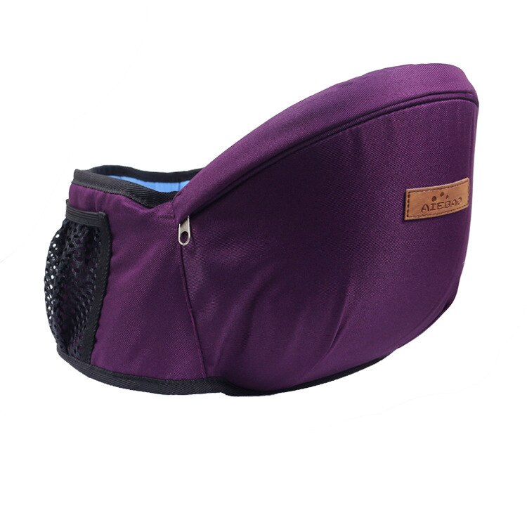Baby Hip Seat Carrier Waist Stool Walkers Hold Waist Belt Backpack Carrier Kids Infant Comfort Hipseat Ergonomic Waist Seat: Purple