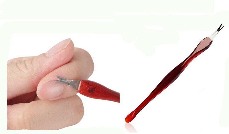 Pince à Cuticules En Acier Pour Manucure - Coupe Cuticule Soin Des Ongles - Neuf Marron