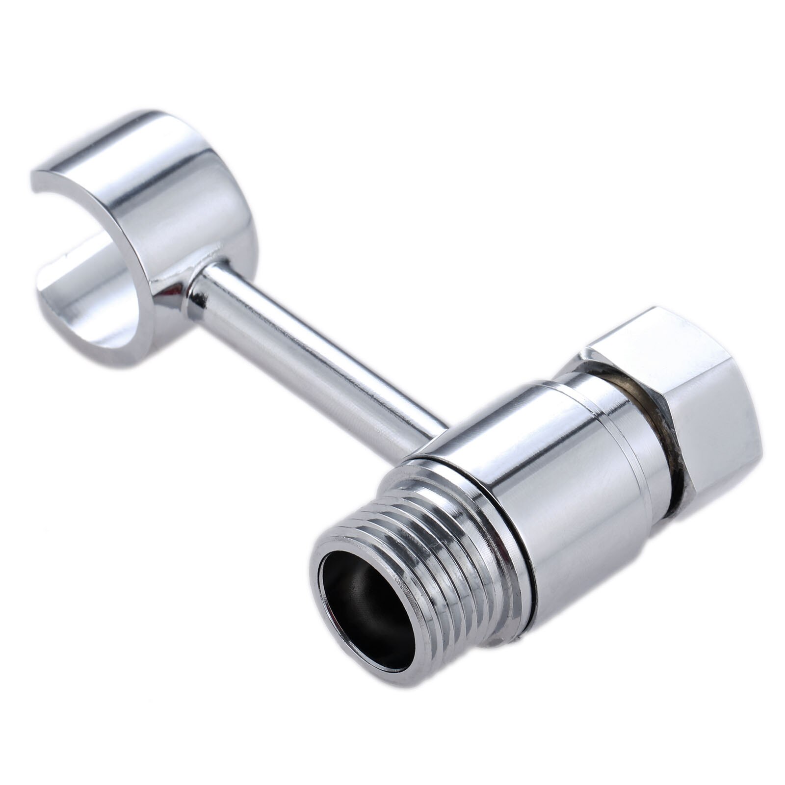 360 Degrees Rotatable Shower Head Holder Shower Stand/Hand Bathroom Showerhead Support Exempt From Drilling 1/2 Inch Thread