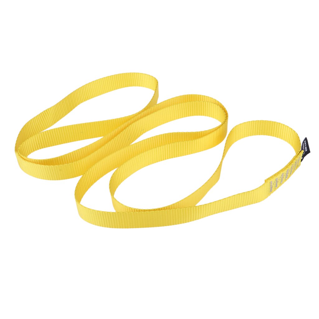 35KN Sling Rock Strong Durable 23mm Wide Nylon Sling Runner Anchor System Webbing Strap for Outdoor Climbing Swing Yoga Hammock