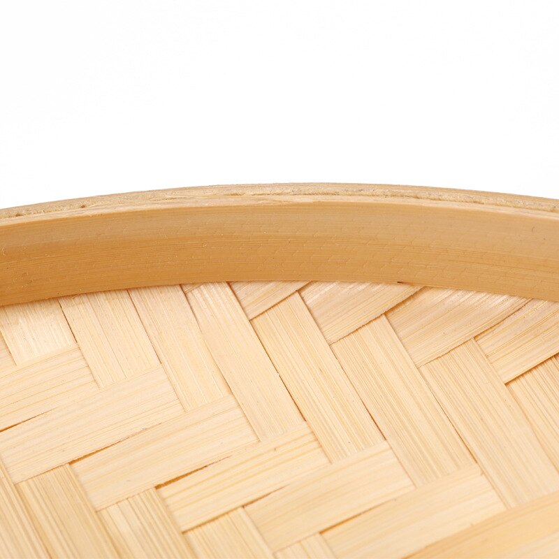 Blank Children's Drawing Bamboo basket Children's Kindergarten Puzzle Art Painting Materials DIY Handmade Painting Round Bamboo