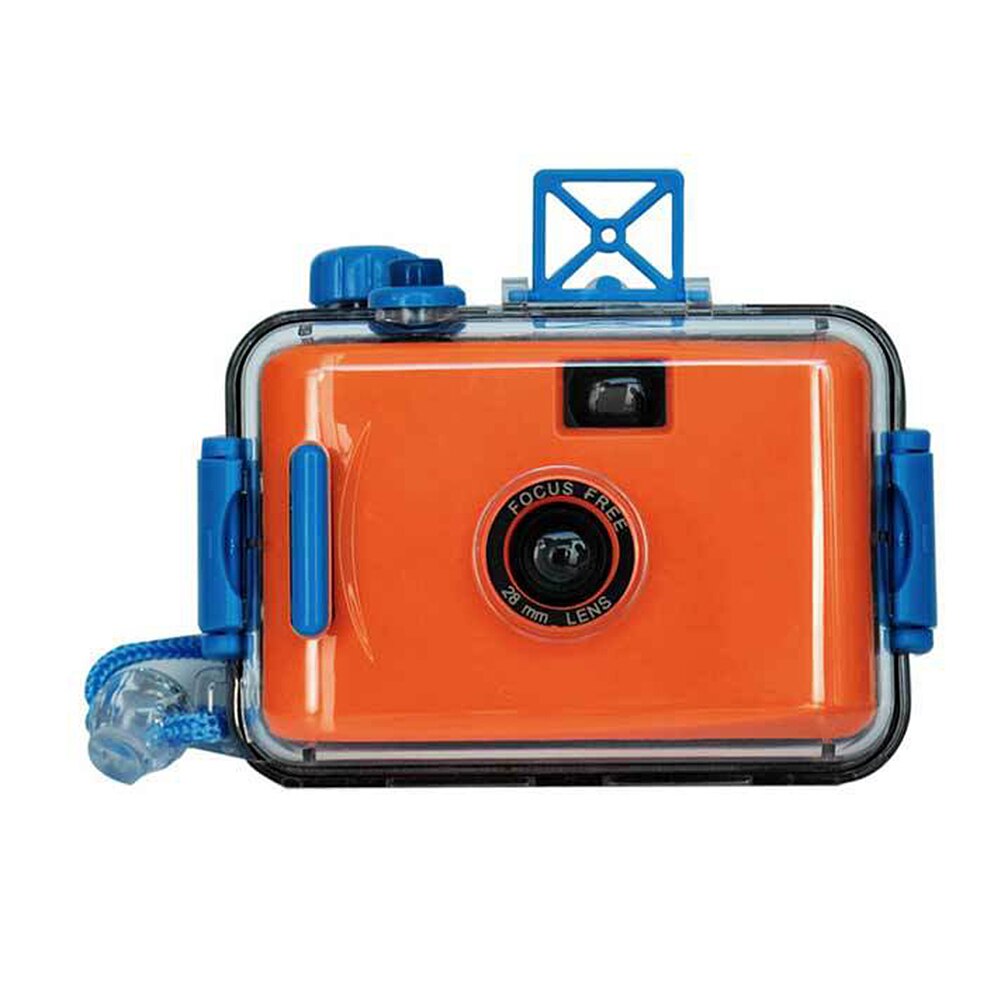 retro filmkamera vanntett barnekamera søt fotograferingskamera med beskyttelsesetui bursdag til låve: A3
