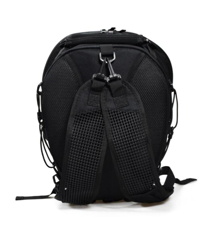 Motorcycle tail bag rear seat bag backpack knight helmet locomotive riding multi-function bag