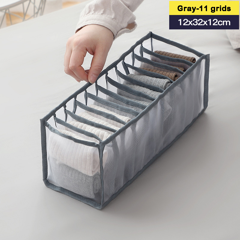 Closet storage box folding underwear storage box partition drawer storage box jeans wardrobe storage box clothes