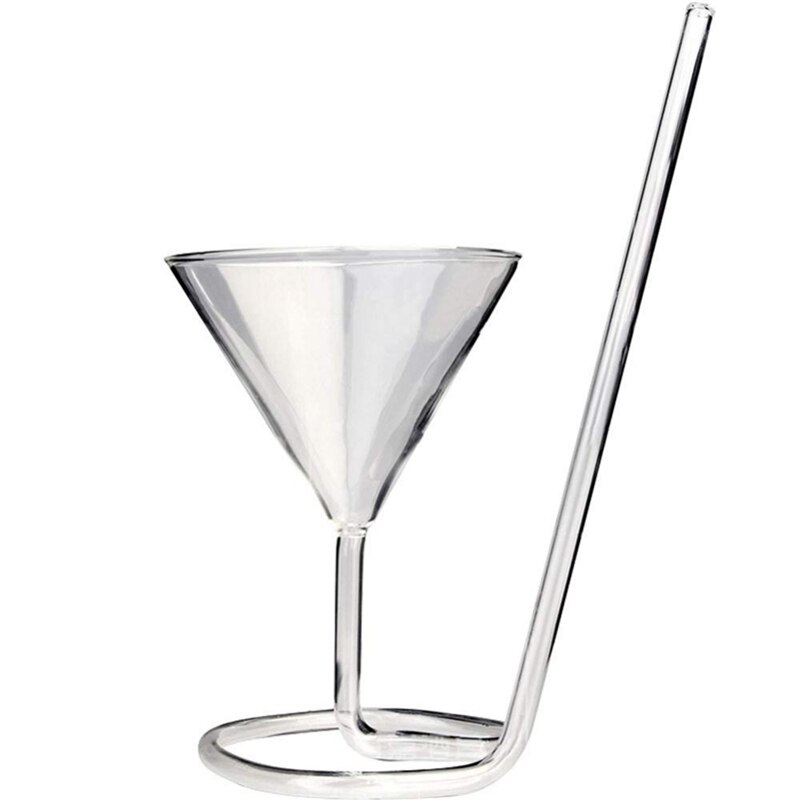 110ml skruer spiral halm molekylære cocktail glass bar fest vin gjennomsiktig glass martini champagne glass vinglass