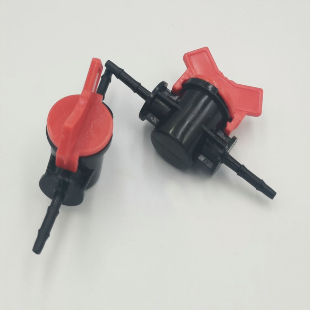 4 6 8 10 12 16 20 25mm Schlauch Stacheldraht Zwei Weg Gerade Reduzierung Kunststoff Ball Ventil Aquarium Garten bewässerung Wasser Flow Control
