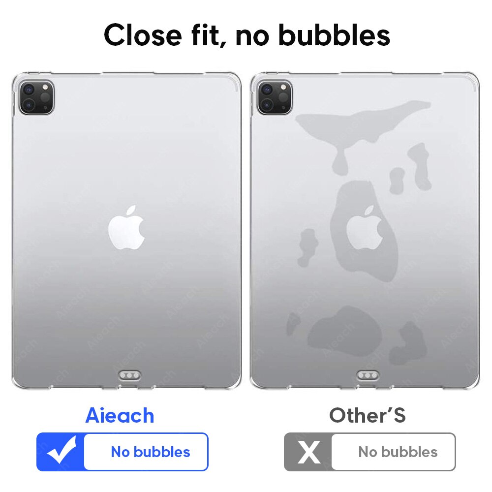 Custodia In Silicone trasparente Per iPad Pro 2020 11 12.9 10.5 9.7 2017 2018 2019 10.2 Funda Per iPad 2 3 4 aria 3 2 1 Mini 4 5 Caso