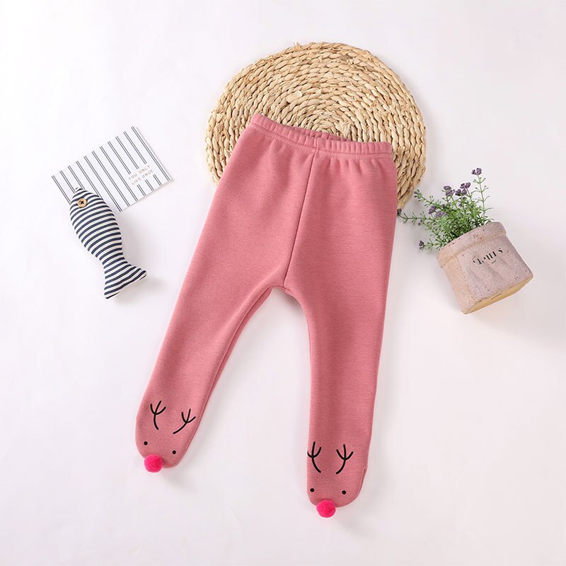 Warm Pants Baby Kids Boys Girls Halloween Leggings Children Autumn Winter Cotton Cute Pants Clothes 0-2 T: k3095 pants2 / 24M