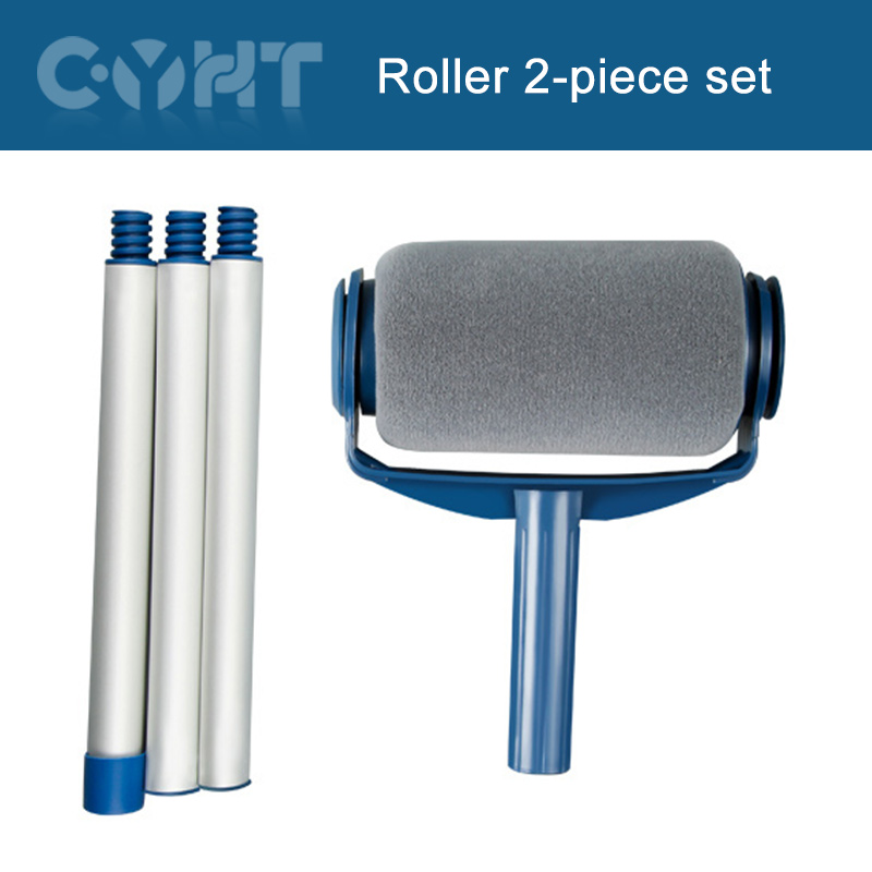 Naadloze Verstelbare Muur Roller Kwast Emulsie Verf Muurschildering Telescopische Staven Borstels Textuur Roller Verfborstelgereedschap: Light Grey