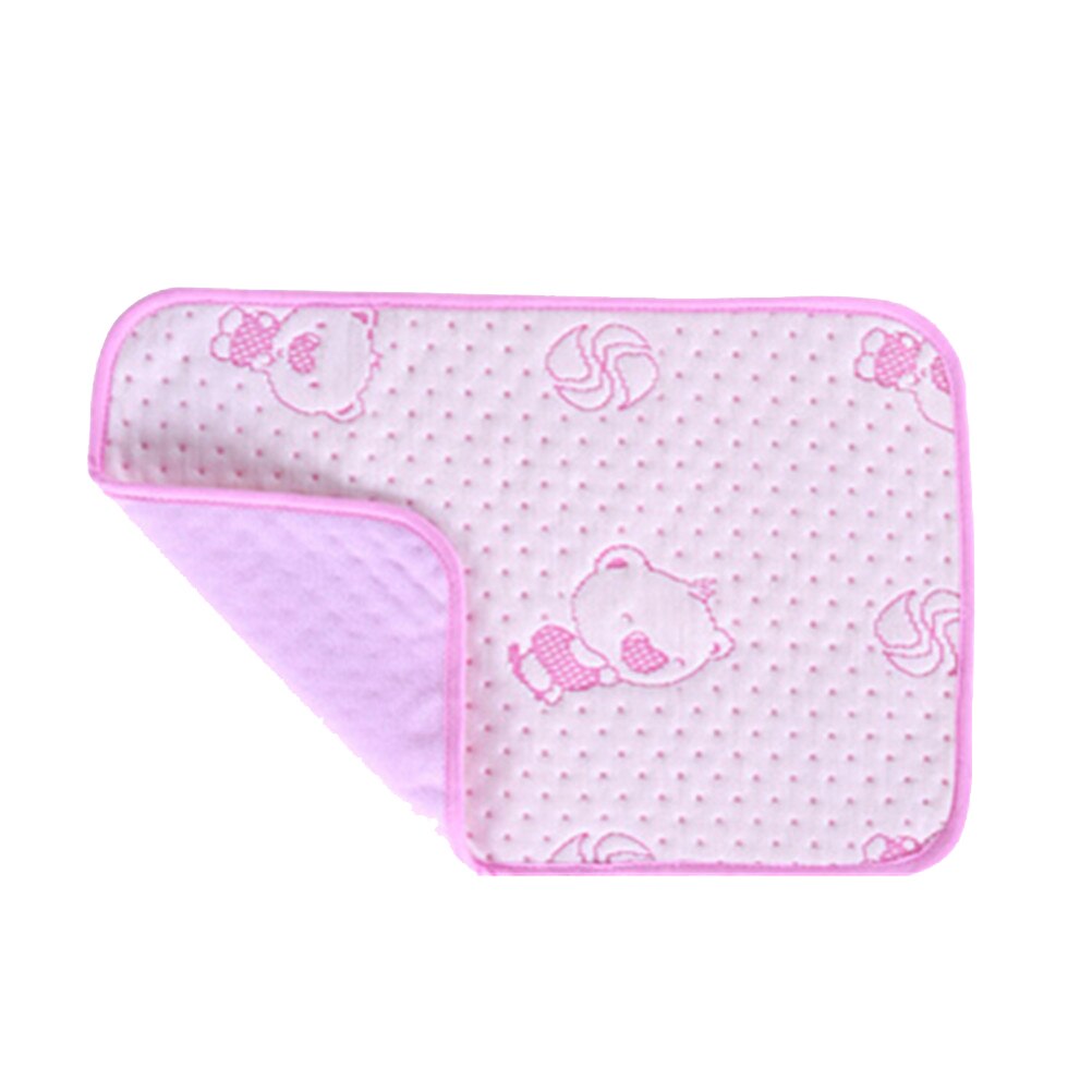 Baby kinderen waterdichte beddengoed luier verschoningsmat wasbaar ademend katoen: B1