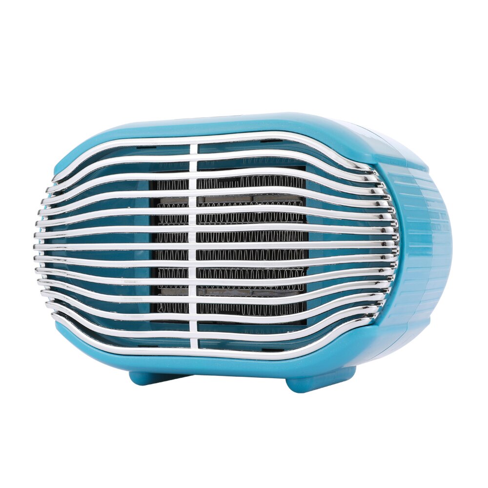 Elektrische Kachel Ventilator 800W Abs Draagbare Warmer Verwarming Mini Heater Kleine Warm Ventilator Kachel Elektrische Kachel Home Office Verwarming kachel: blue EU