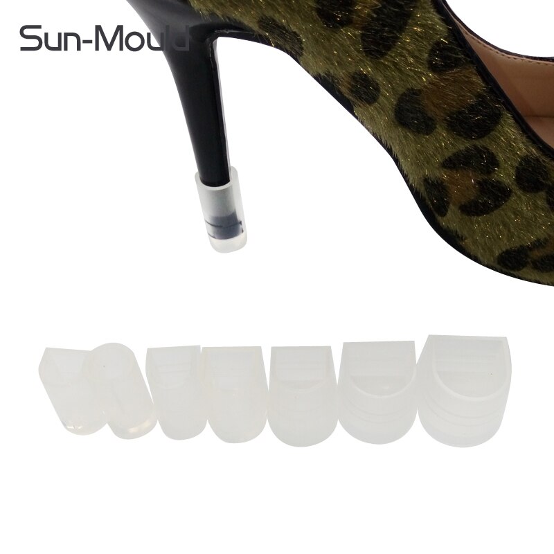 7 Size daily high Stiletto Heel Protectors protectores tacones heel cover stoppers noiseless latin heel protector 16pairs/lot