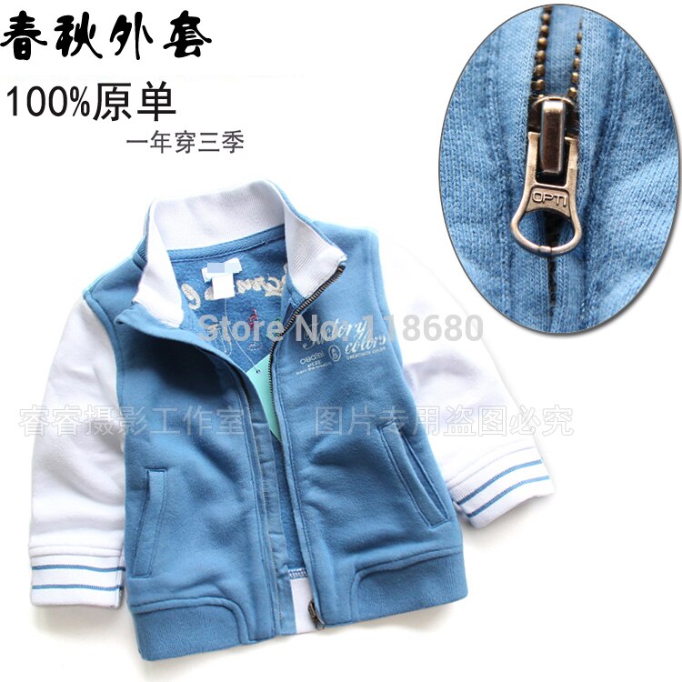 Spring autumn baby clothing boys outerwear kids cardigan jacket long-sleeve casual outerwear baby coat