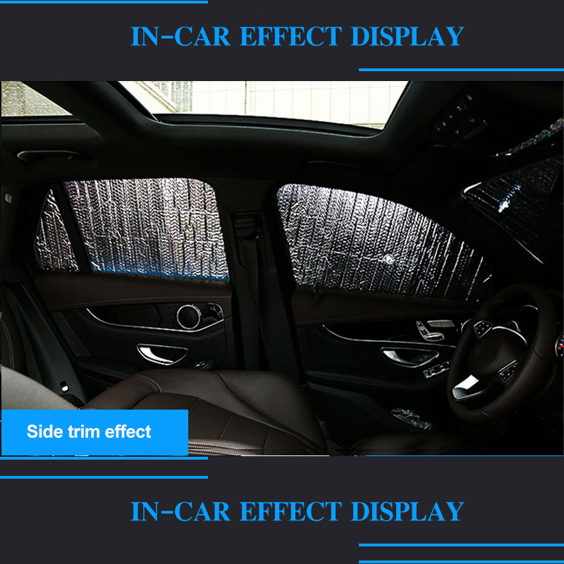 Full Cover Sunshades For Peugeot 207 Sedan 2006 Car Sun Protection Windshields Side Window Visor Accessories