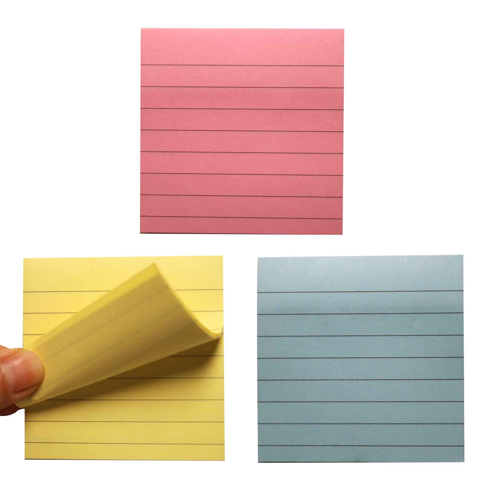 80 sheets color Memo Pad Paste Stripe Horizontal S... – Vicedeal