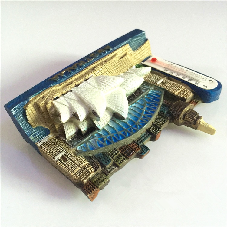 Handmade Painted Sydney Opera House, Australia Koala 3D Fridge Magnets Tourism Souvenirs Refrigerator Magnetic Stickers