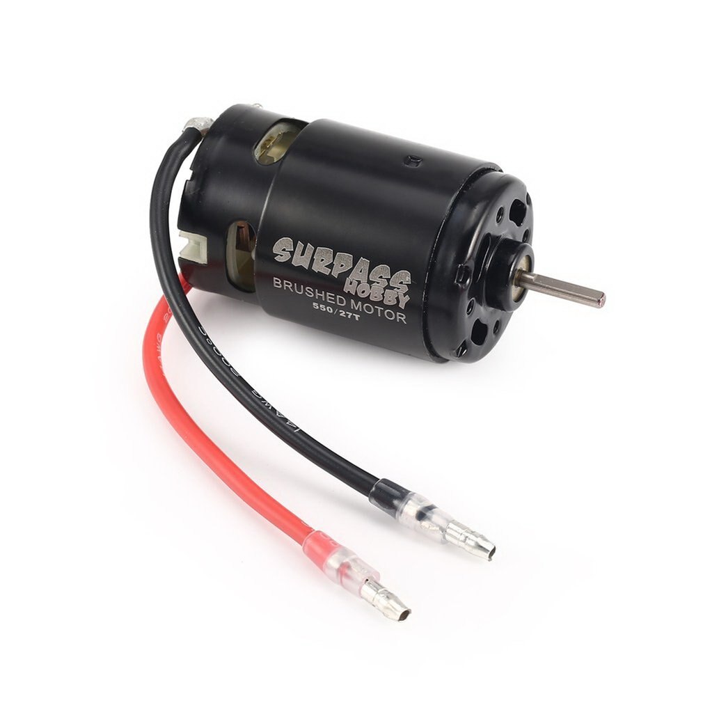 Surpasshobby 550 27T Brushed Motor + 60A Esc Met 5V/2A Bec Voor Hsp Hpi Kyosho Traxxas 1/10 Rc Crawler Off-Road Klimmen Auto