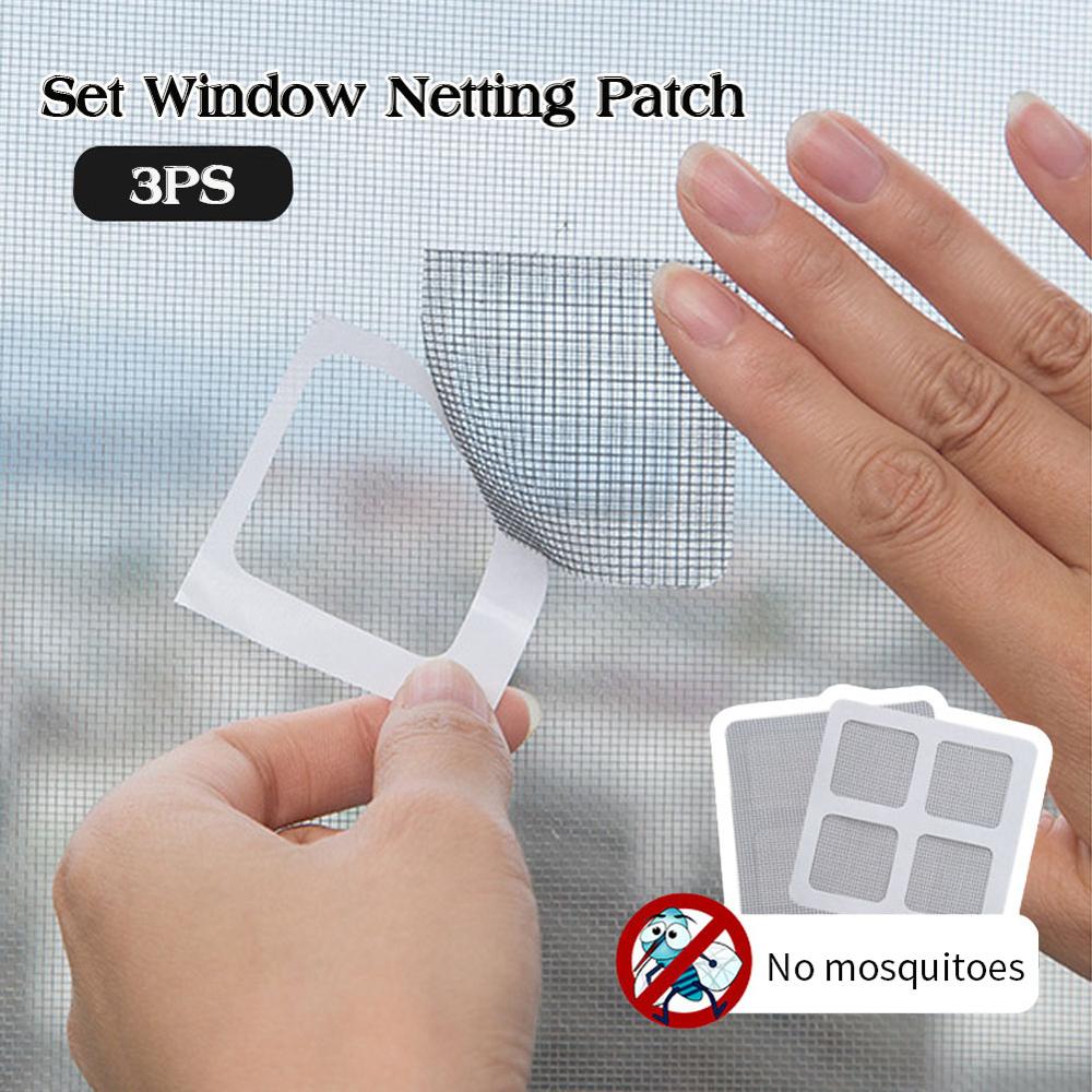 3Pcs/Set Screen Repair Stickers Fix Net Mesh Window Screen for Home Anti Mosquito Fly Bug Repair Screen Patch Stickers