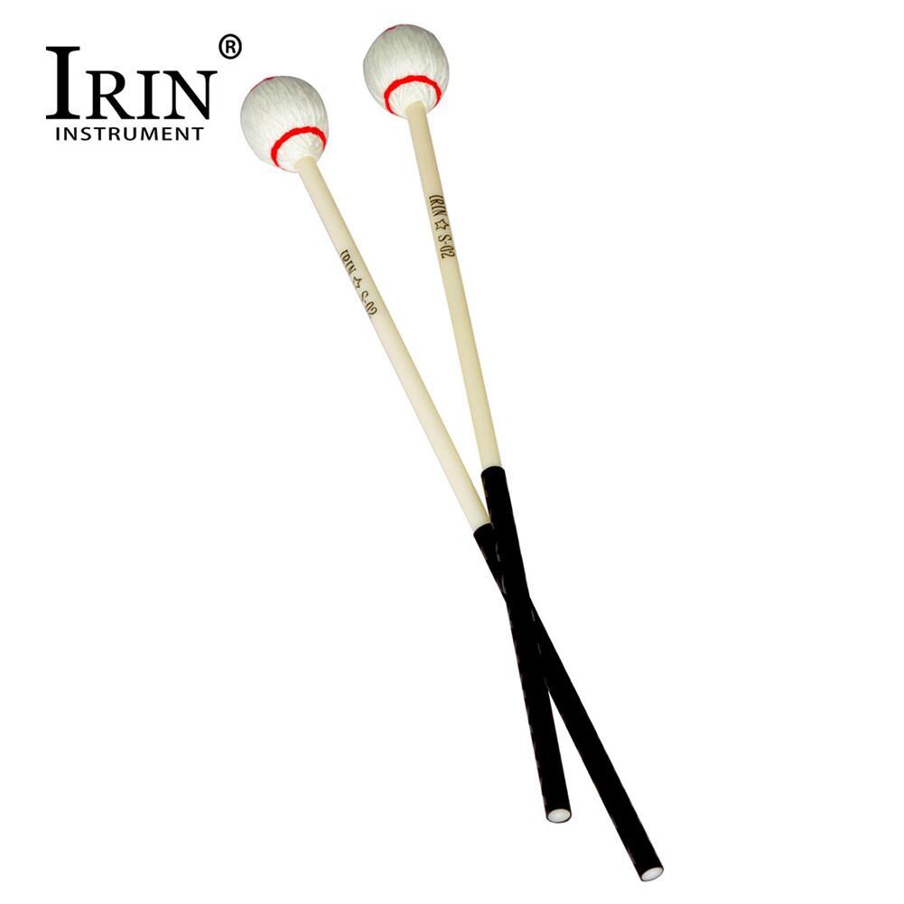 1 paar Hard Rubber Hoofd Marimba Sticks Hamers Xylofoon Piano Hamer Percussie Instrument Accessoires IRIN S-02