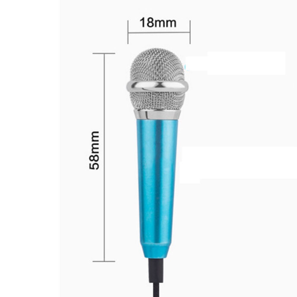 Mobile Phone Recording Equipment Home Computer Lightweight Singing Portable Aluminum Alloy Plug And Play Mini Microphone