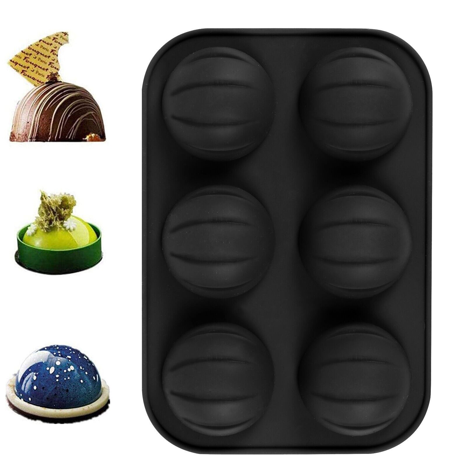 1PCS DIY Formen Silikon Form Maker Geschmacklos Backen Gebäck Cookie Schokolade Form Muffin Kuchen Form Dessert Dekorieren Werkzeuge: Black